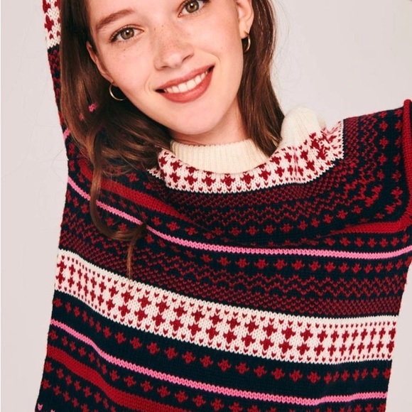 Tara Jarmon Fair Isle Sweater Sz. S - Picture 6 of 6